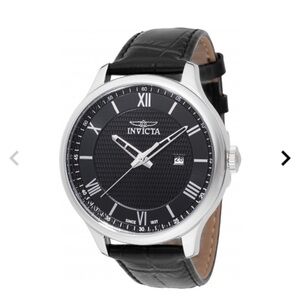 NWT - 47804 - Invicta Celestial Men's Silver and Black Watch